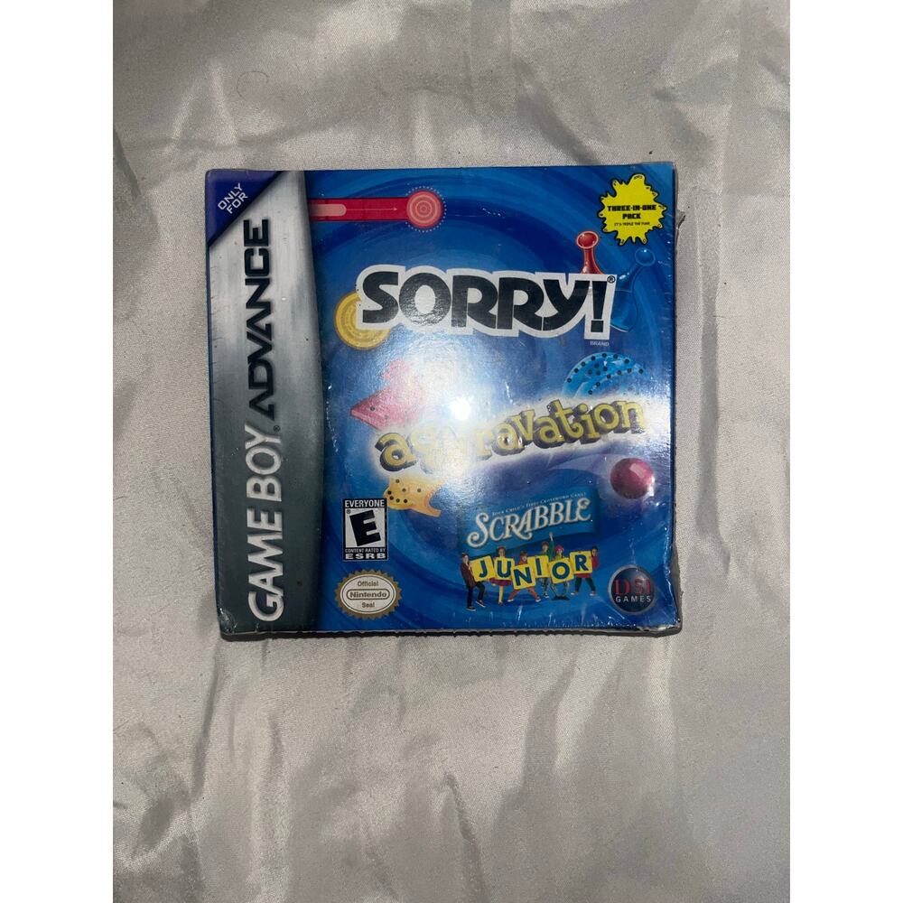 Gameboy Advance Sorry Video Game Brand New Never Opened